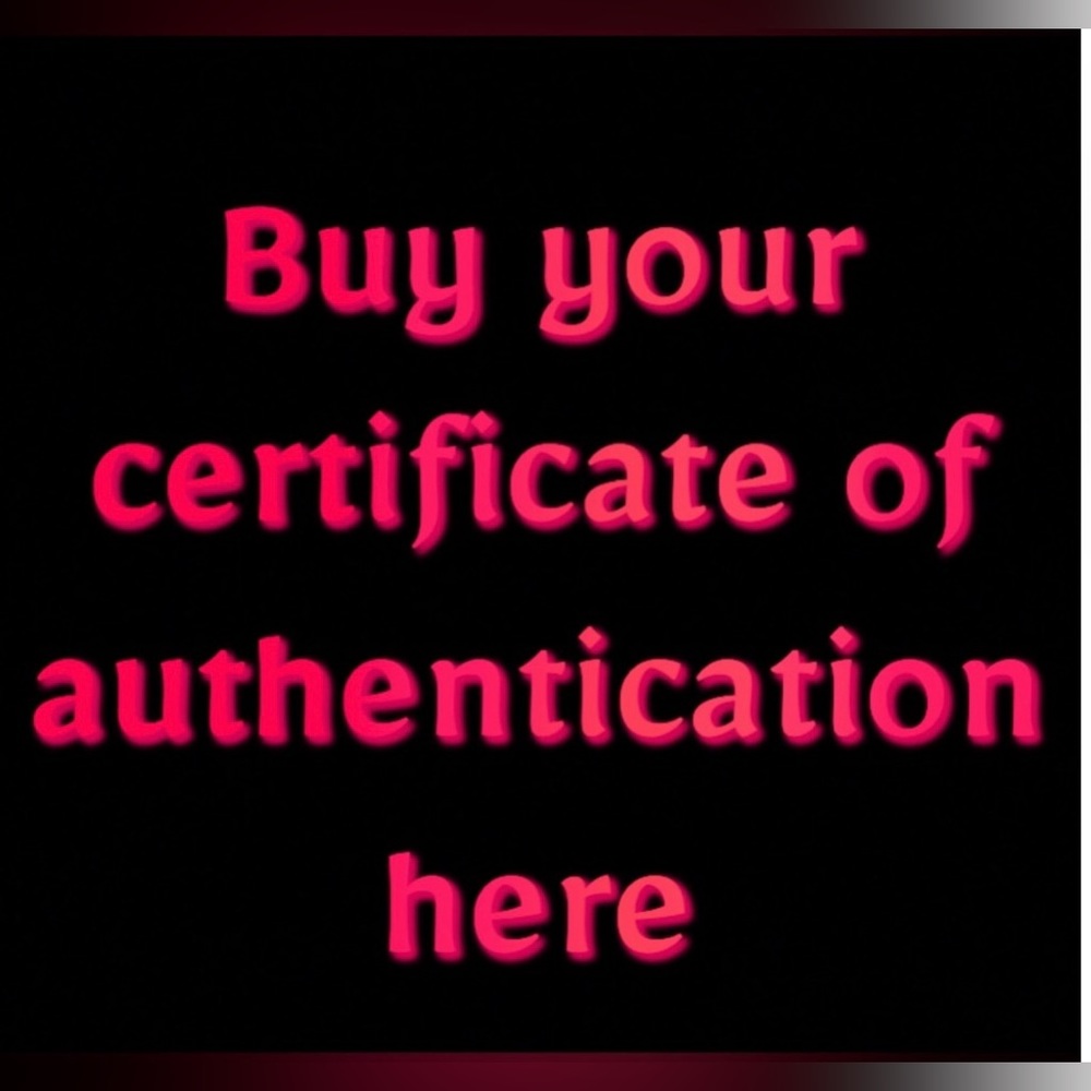 Certificate‎ of authenticity